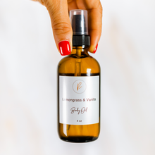 Load image into Gallery viewer, Lemongrass & Vanilla Body Oil